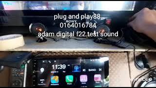 adam digital f22 fullrange test before and after sound quality 0164016784