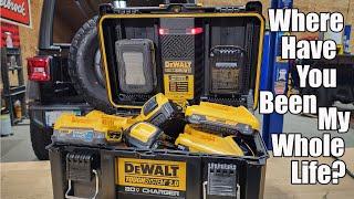 DEWALT TOUGHSYSTEM 2.0 Dual Port Charger Review DWHT08050