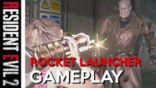 RESIDENT EVIL 2 (2019) · Rocket Launcher Gameplay AKA "Commando" (ATM-4 vs. Bosses) | 【XCV//】