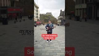 Mathew you legend, it was lovely to meet you. #busking #acoustic #scotland