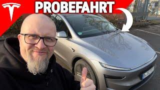 Probefahrt im neuen Tesla Model Y LAUNCH Modell | Wie ist das Fahrwerk? 