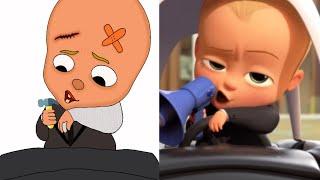 The Boss baby funny cartoon Drawing meme P2 |made by   #drawing4meme