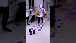 The Little Boy Is So Good At Using His Hands And Feet To Challenge #Funnyfamily #Partygames