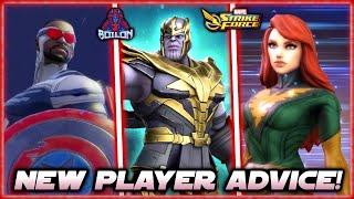 Marvel Strike Force New Player Advice!  Featuring Boilon