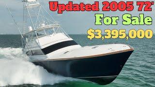 Custom Convertible Sportfishing Boat For Sale - 72 Sportfish Yacht Walkthrough