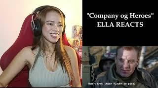 Ella Reacts to "COMPANY OF HEROES" #companyofheroes #WW2 #ww2moviereaction