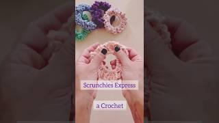 Scrunchies a Crochet super fáciles! #crochet #scrunchies #ganchillo