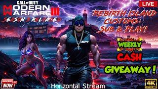  MW3 Warzone LIVE | Rebirth Island Customs Live W/ Subscribers  #callofduty #mw3 #warzone