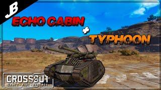 New ECHO cabin + Dual typhoon tank build - Crossout Gameplay