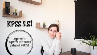 EĞİTİM BİLİMLERİ AYRINTILI ÇALIŞMA ÖNERİLERİ- Nasıl +70 net yaptım?