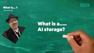 What is AI storage? #aistorage #datastorageforai