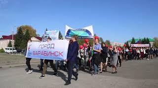 Парад российского студенчества в  Барабинске