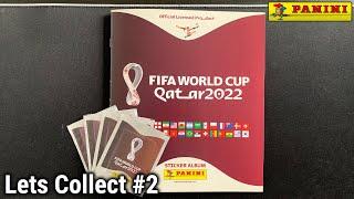 Let’s Complete #2 - Opening and Sticking In Panini World Cup Qatar 2022 Stickers!