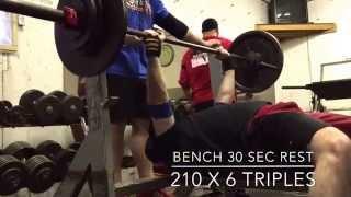 JoshStrength 3/10/15 bench