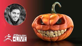 ZBrush Guides: Make a 3D Jack-O'-Latern #withme !- Pablo Muñoz Gómez - Part 1