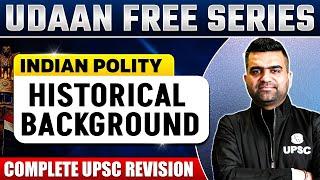 Historical Background Complete Revision - Indian Polity | UPSC Prelims | UDAAN 2025