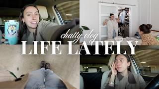 CHATTY VLOG: how i'm really doing, closet clean out, finding happiness + things i'm struggling with