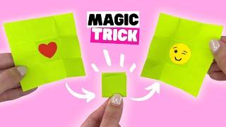 FUN origami MAGIC TRICK [DIY paper trick]