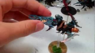 Finished Painted Dark Eldar Reaver Jetbike