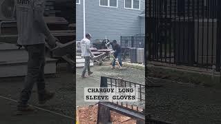 CharGuy Long Sleeve Gloves in action! - CharGuyGear.com - #gloves #workgloves #diy #lawn