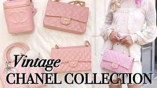 VINTAGE HANDBAG COLLECTION  Vintage Chanel Collection & Buying Tips  xsakisaki