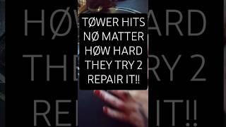 TOWER HITS REGARDLESS OF HOW HARD THEY TRY RO REPAIR IT! #tarot #shorts #daily