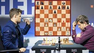 ШАХМАТЫ. ЩИТ ПРОТИВ МЕЧА. МАГНУС КАРЛСЕН-ЛЕВОН АРОНЯН. GRAND CHESS TOUR 2019. ЗАГРЕБ