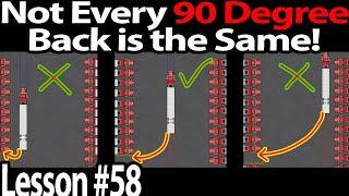 Trucking Lesson 58 - Truck Stop 90 degree backs