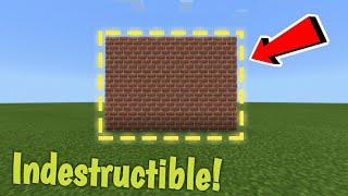 How To Make An Indestructible Wall In Minecraft