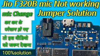 jio f320b mic jumper! jio f320b mic not working jumper solution