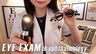 ASMR Eye Exam in ophthalmology