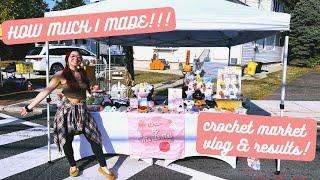 FINALLY a successful crochet market event! PROFIT, BEST SELLERS, & MORE!