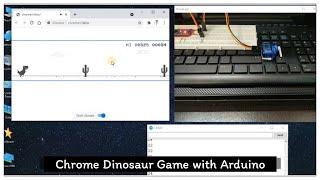 Chrome Dinosaur game with Arduino