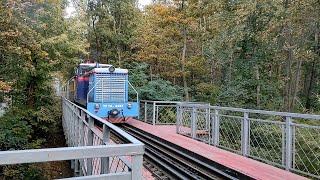 Тепловоз ТУ7А-3197 с пассажирским поездом 10.10.2021 / Diesel locomotive TU7A-3197