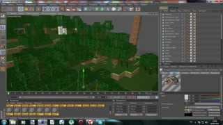 Урок:Делаем minecraft арт в cinema4d-1#