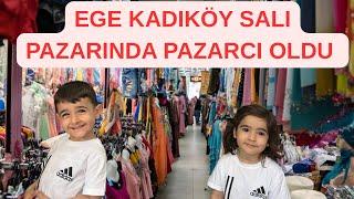 EGE KADIKÖY SOSYETE SALI PAZARINDA PAZARCI OLDU ACABA NE KADAR PARA KAZANDI ⁉️⁉️