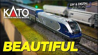 This Train Set is Just Pretty: Kato Pacific Surfliner.