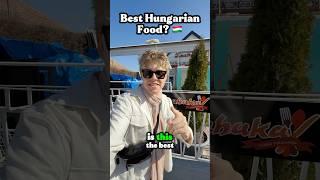 The Best Hungarian Food? #travel #hungary #hungarian #food #magyarország #magyar
