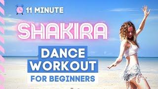 SHAKIRA BELLY DANCE WORKOUT For Total Beginners | Learn To Belly Dance & Grow Your Abs