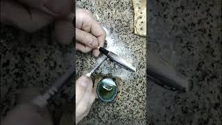 Lacquering fountain pen. Work log 2022.03.07 #Shorts