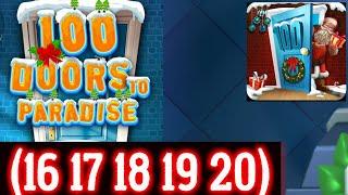 100 Doors to Paradise Level 16 17 18 19 20 Android Walkthrough