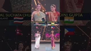 72nd Miss World Thailand,India,Nepal,Phillipines National Costume! which one do you like #missworld