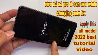 Vivo S1 S1 Pro Hang Logo Restart2x Only It Can Use While Plug On Charging  Fix 100% Ito Lng Gawin mo