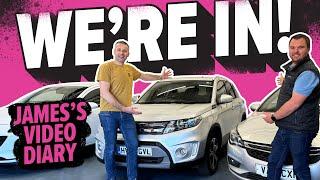 We've MOVED IN to our used car dealership! | James' Video Diary | The Car Dealership Project Ep.23