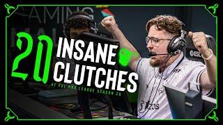 20 INSANE Clutches from ESL Pro League Season 20