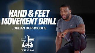 HAND AND FEET MOVEMENT DRILL - JORDAN BURROUGHS | FCA Wrestling TECHNIQUE