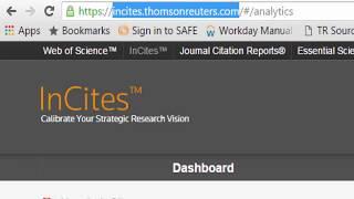 InCites: аналитический инструмент для оценки науки