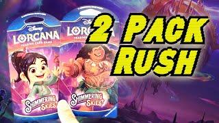 2 Pack Rush  Disney Lorcana Gameplay