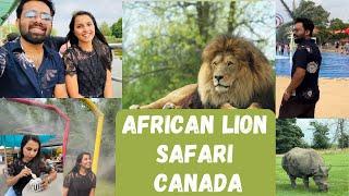 African Lion Safari Canada | Lions in an open zoo | Canadian Mallu Couple Travel Vlog