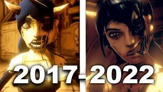 Evolution of Alice Angel - Bendy and the Dark Revival (2017-2022, BATIM - BATDR)